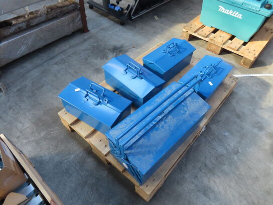 5 stk værktøjskasser BEKA