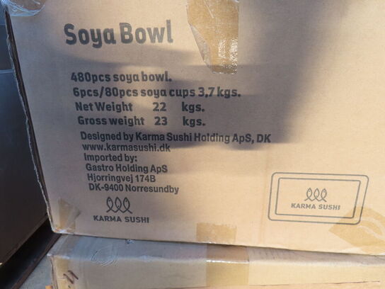 Palle med diverse soya bowls