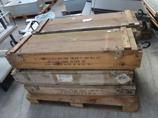 6 stk ammunitionkasser