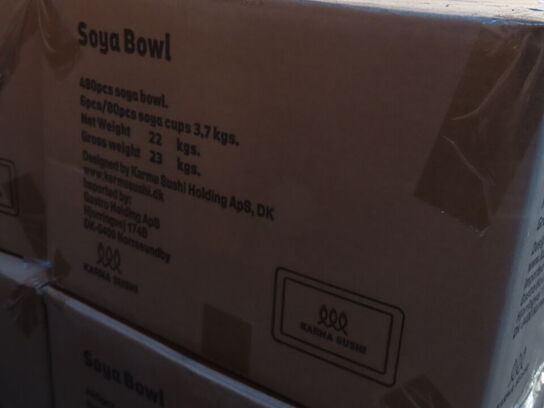 Palle med diverse soya bowls