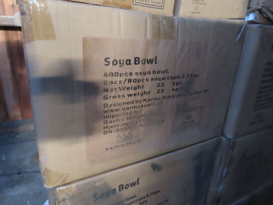 Palle med diverse soya bowls