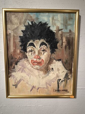 Maleri I. DAMGAARD 45x55 CM