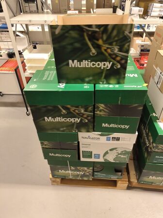 Paller med papir MULTICOPY A4