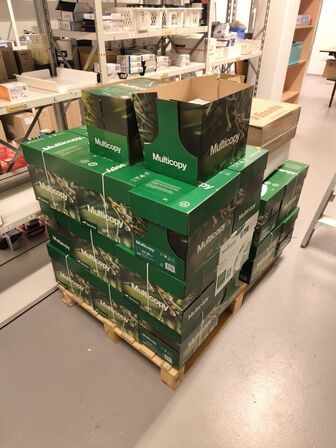 Paller med papir MULTICOPY A4