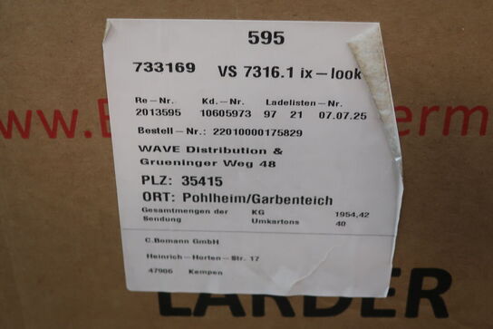 Køleskabe BOMANN Model:VS7316.1 IX-LOOK 733169