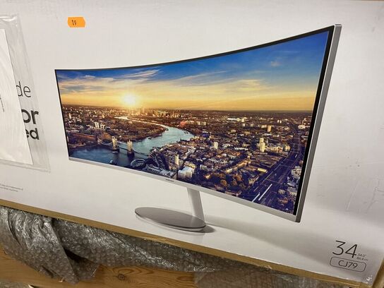 Computerskærm 34 " SAMSUNG Model: QLED MONITOR CURVED CJ79