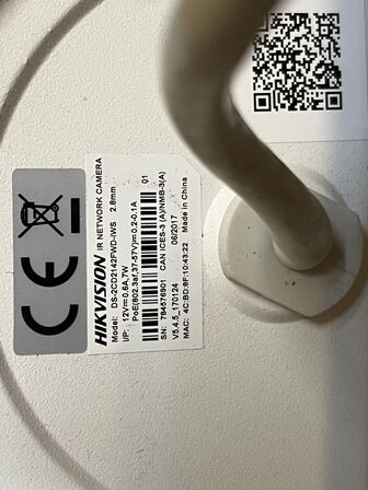 Div. Overvågningskamera  D-LINK; HIKVISION Model: DS-2CD2142FWD-IWS 