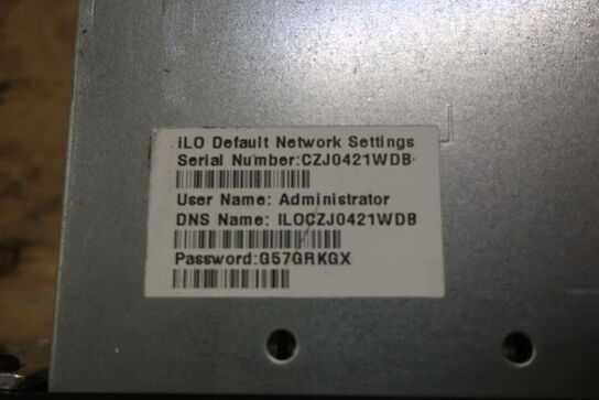 Rackserver HP Model:  PROLIANT DL360 G7