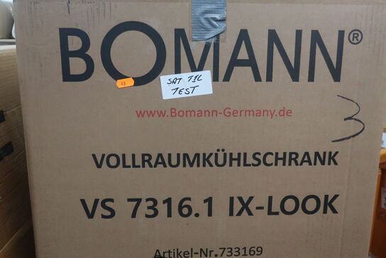 Køleskabe BOMANN Model:VS7316.1 IX-LOOK 733169