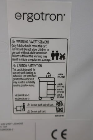 Opladerskab ERGOTRON Model: YESMOR36-2