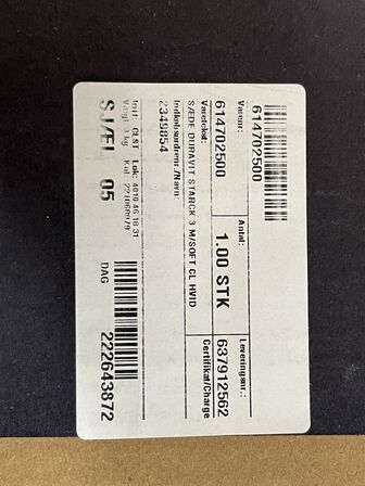 Toiletsæde (Hvid) DURAVIT Model: STARCK 3. M/SOFTCLOSE 614702500