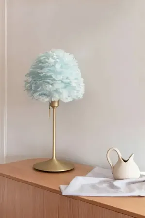 Umage eos evia mini bordlampe lyseblå messing(ubrugt)