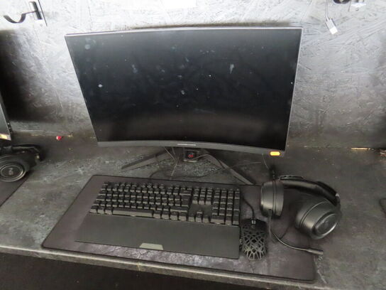 27" curved gaming monitor, ASROCK PHANTOM GAMING pg27f15rs1a 