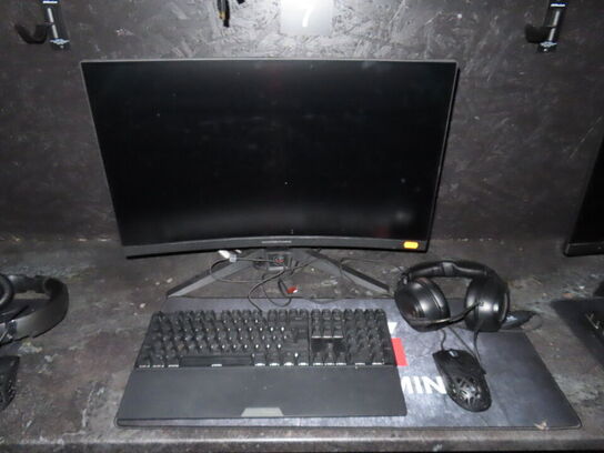 27" curved gaming monitor, ASROCK PHANTOM GAMING pg27f15rs1a 