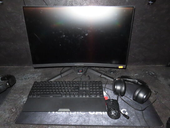 27" curved gaming monitor, ASROCK PHANTOM GAMING pg27f15rs1a 