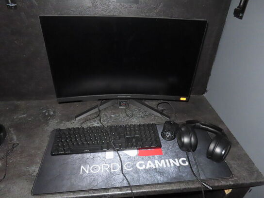 27" curved gaming monitor, ASROCK PHANTOM GAMING pg27f15rs1a 