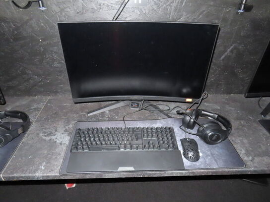 27" curved gaming monitor, ASROCK PHANTOM GAMING pg27f15rs1a 