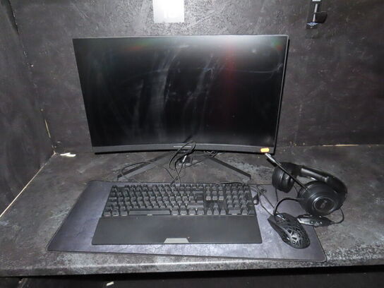 27" curved gaming monitor, ASROCK PHANTOM GAMING pg27f15rs1a 