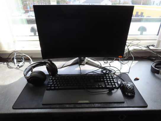 27" curved gaming monitor, ASROCK PHANTOM GAMING pg27f15rs1a 