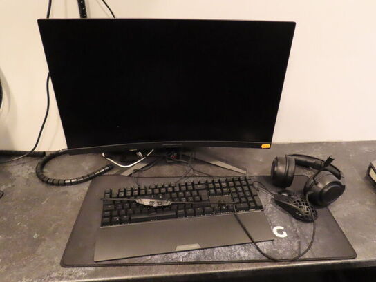 27" curved gaming monitor, ASROCK PHANTOM GAMING pg27f15rs1a 