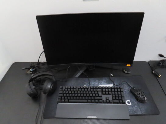 27" curved gaming monitor, ASROCK PHANTOM GAMING pg27f15rs1a 