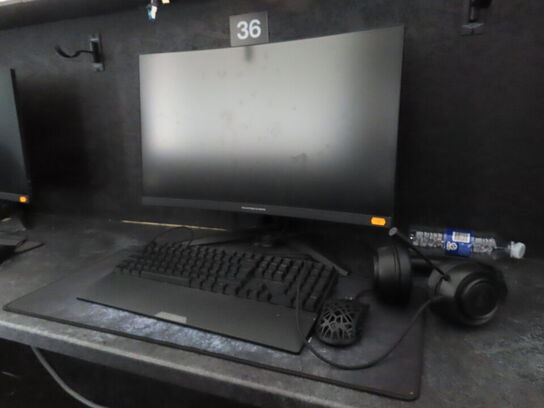 27" curved gaming monitor, ASROCK PHANTOM GAMING pg27f15rs1a 