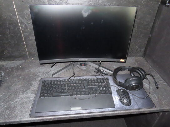 27" curved gaming monitor, ASROCK PHANTOM GAMING pg27f15rs1a 