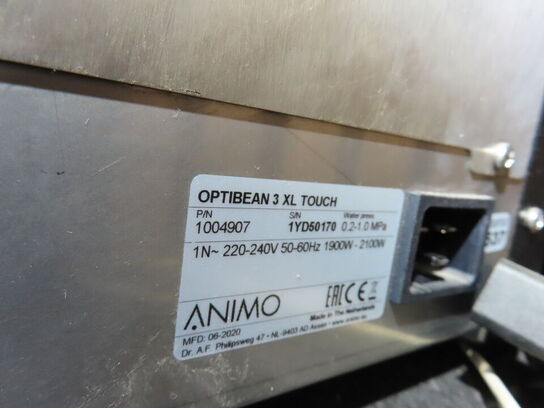 Kaffeautomat, ANIMO OPTIBEAN 3 XL TOUCH