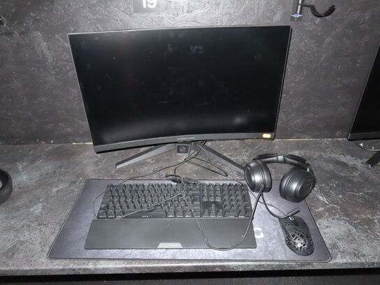 27" curved gaming monitor, ASROCK PHANTOM GAMING pg27f15rs1a 