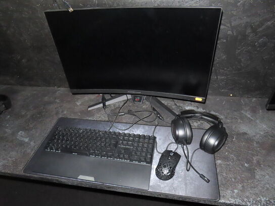 27" curved gaming monitor, ASROCK PHANTOM GAMING pg27f15rs1a 