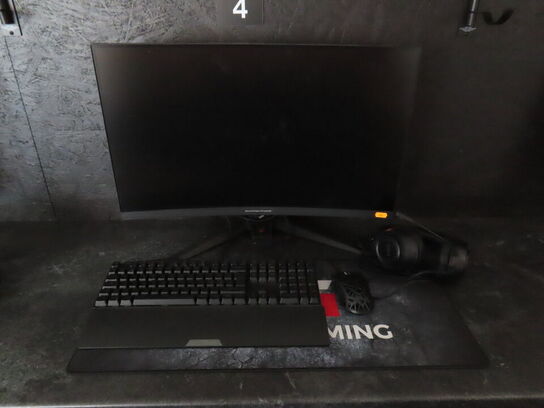 27" curved gaming monitor, ASROCK PHANTOM GAMING pg27f15rs1a 