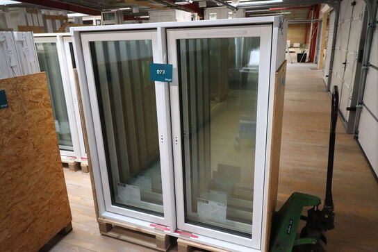 5 stk Træ-Alu vinduer