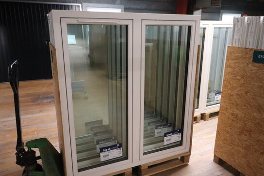 5 stk Træ-Alu vinduer