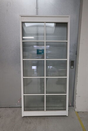 Vinduesparti med sprosser