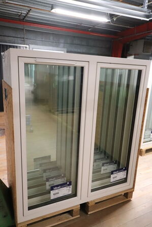 5 stk Træ-Alu vinduer