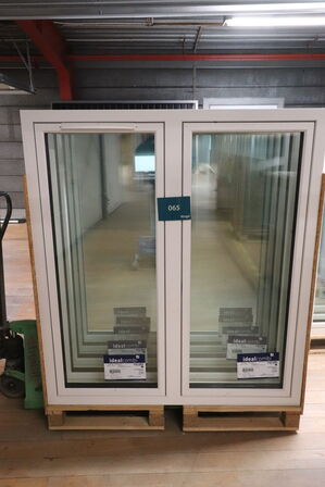 5 stk Træ-Alu vinduer