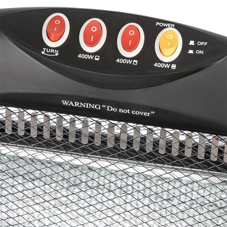 3 stk. softsail oscillerende halogenvarmer 400-800-1200w(ubrugt)