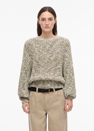 RouLaura L/S O-Neck Knit ROUGE EDIT Str.: L