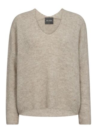 MMThora V-neck Knit NOOS MOS MOSH Str.: L