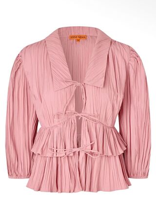 Balloon Sleeve Tie Top STINE GOYA Str.: M