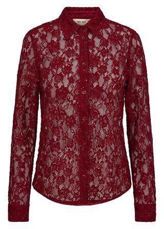 MMKether Lace Sequin Shirt MOS MOSH Str.: M