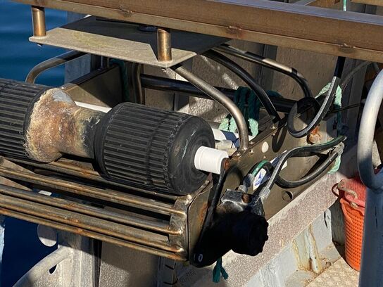 30 fod frembygget kombineret garn og tegne-fartøj i alu/lærk på eg