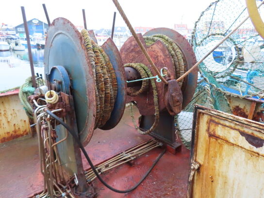 55 fod spejlgattet hæktrawler, stålbåd, byggeår 1985