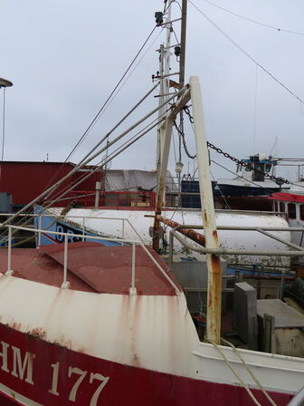 55 fod spejlgattet hæktrawler, stålbåd, byggeår 1985