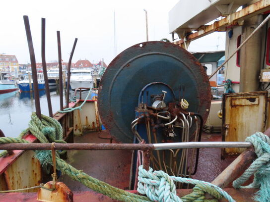 55 fod spejlgattet hæktrawler, stålbåd, byggeår 1985