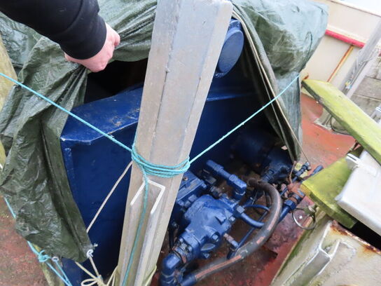 55 fod spejlgattet hæktrawler, stålbåd, byggeår 1985