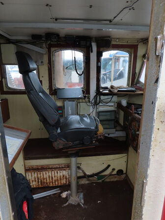 55 fod spejlgattet hæktrawler, stålbåd, byggeår 1985