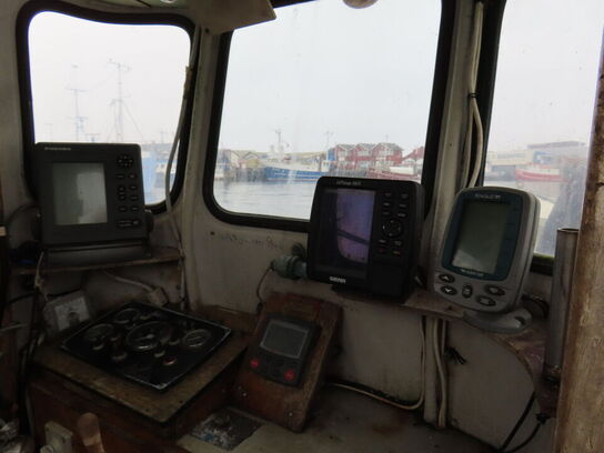 25 fod Ejvind selvlænsende damjolle, glasfiber, årgang 1977