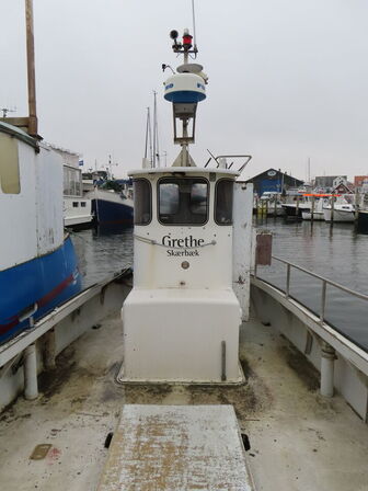 25 fod Ejvind selvlænsende damjolle, glasfiber, årgang 1977