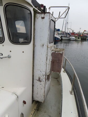 25 fod Ejvind selvlænsende damjolle, glasfiber, årgang 1977